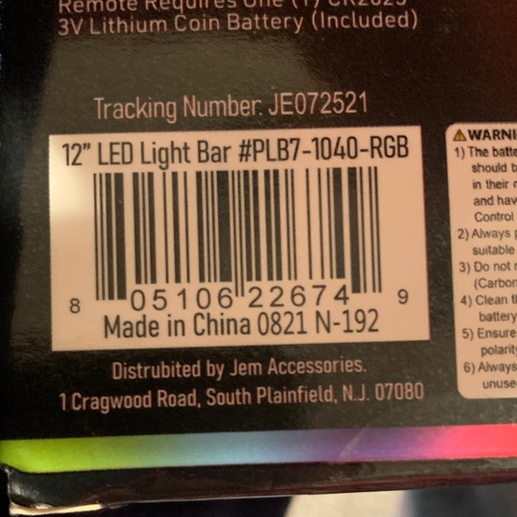 Multicolor LED Light Bar - Picture 4 of 4